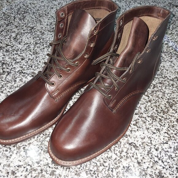 Wolverine 1000 Mile Boots Brown Pull-up size 12 EEE - Picture 9 of 9